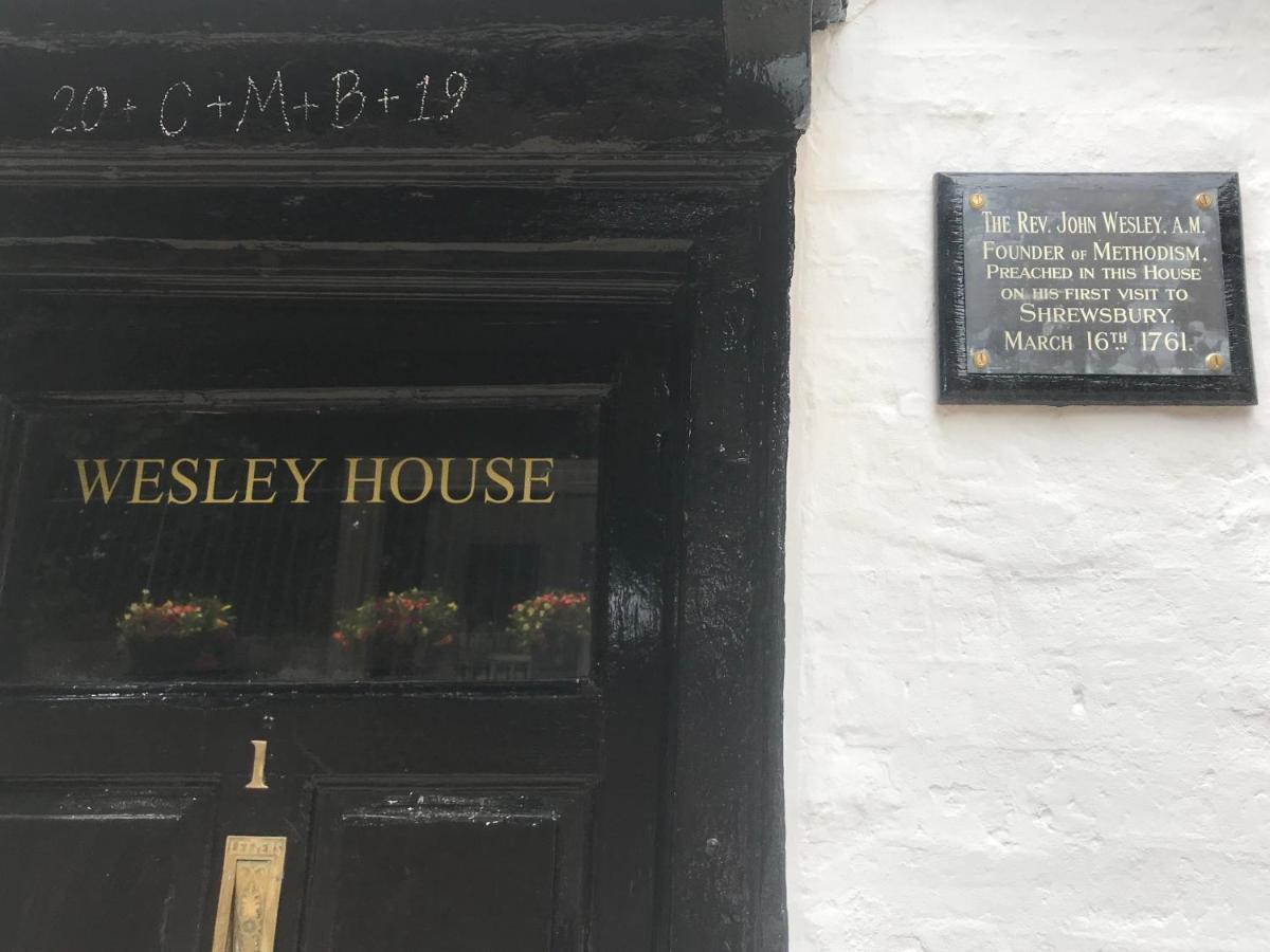 "Wesley House" Historic Home In Town Centre With Parking Shrewsbury Exterior photo